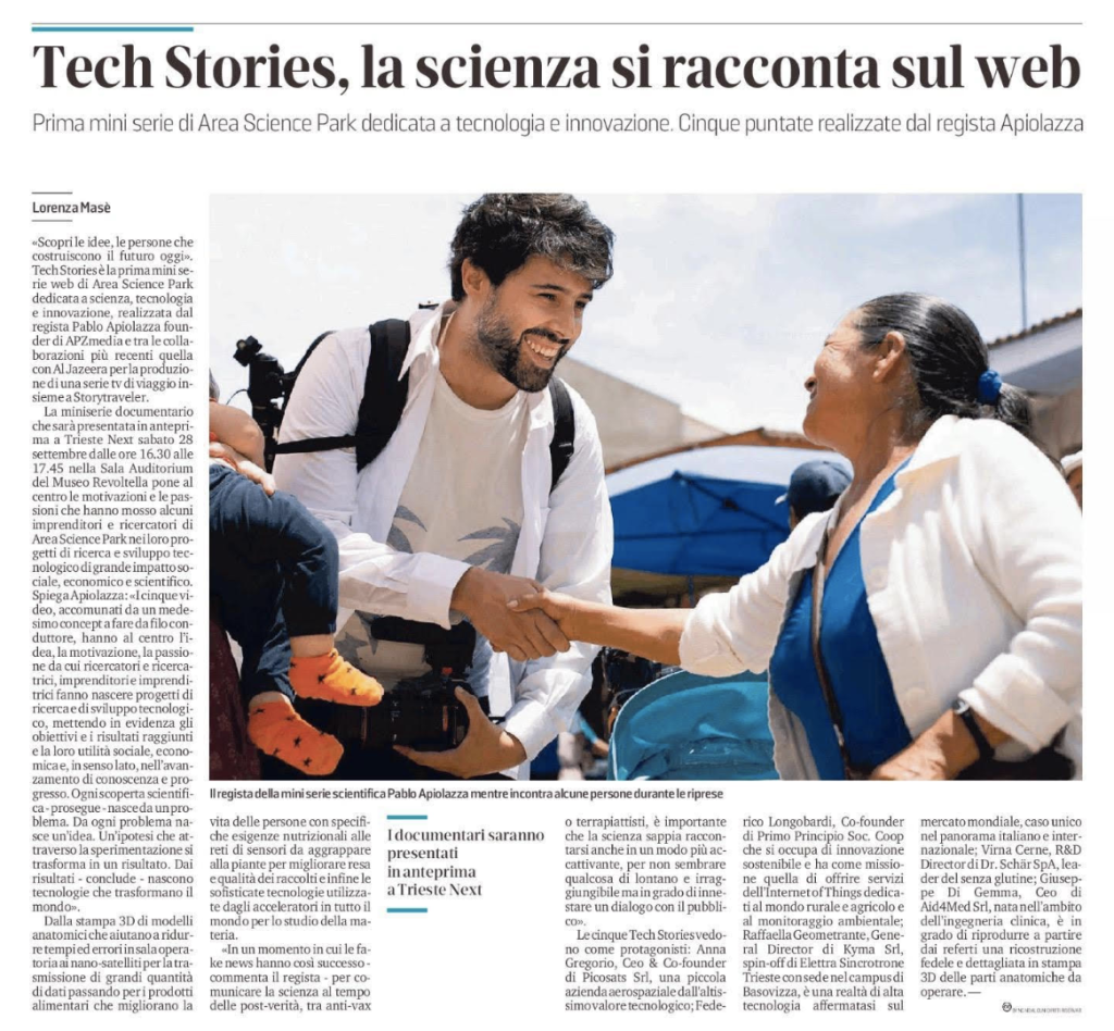 Coworking Trieste Intervista APZ media