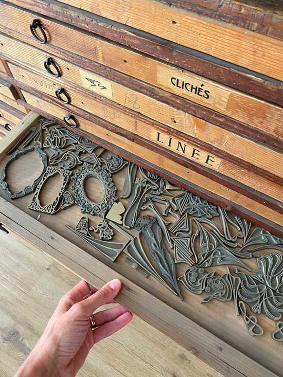 caratteri tipografici smolars al coworking trieste